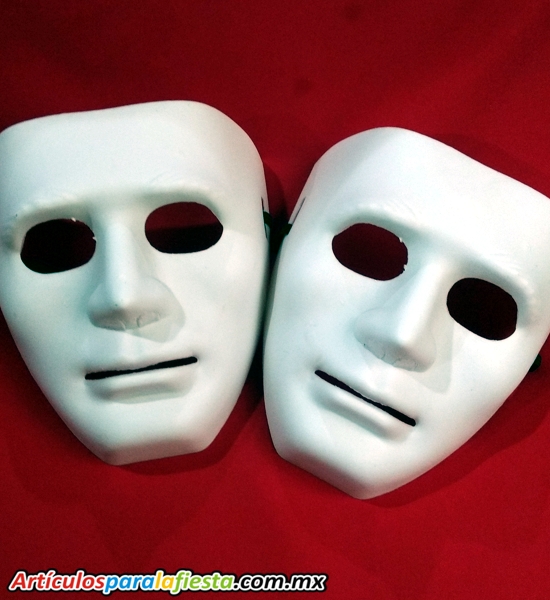 Máscara para Día de Muertos de Rostro sin Expresón