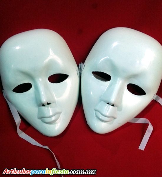 Máscara para Halloween de Rostro Blanco