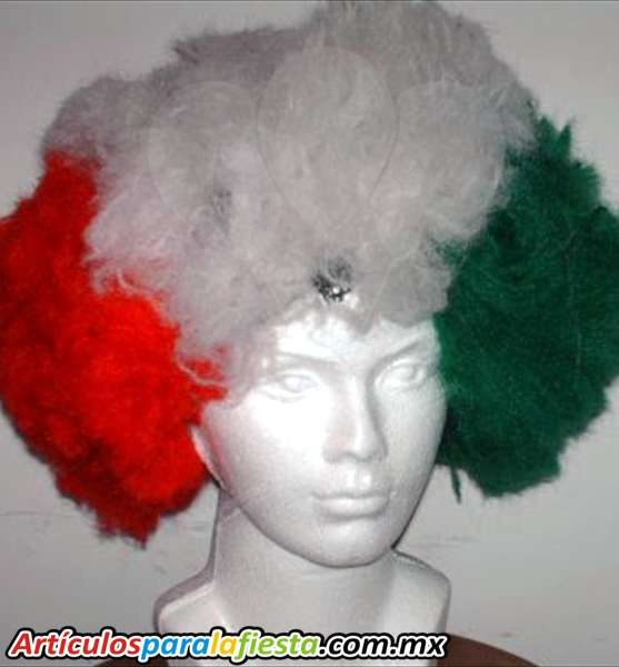 PELUCA TRICOLOR AFRO