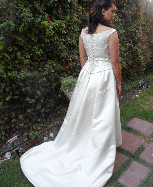 DISFRAZ MUJER NOVIA CON COLA